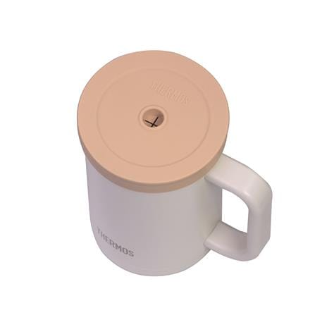 กระติกสุญญากาศ 0.6 ลิตร THERMOS TTONE สีครีม_1