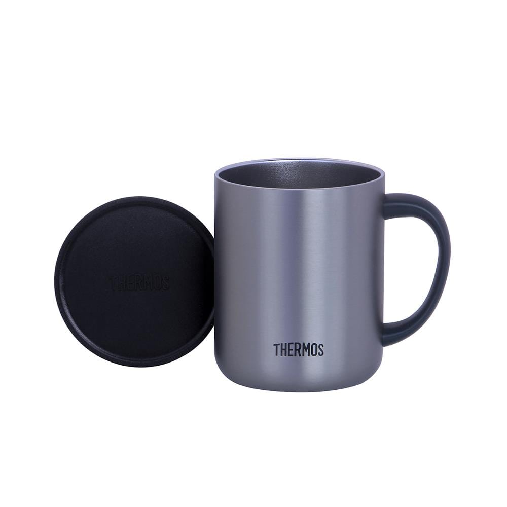 กระติกสุญญากาศ 0.45 ลิตร THERMOS TALL MATT สีเงิน