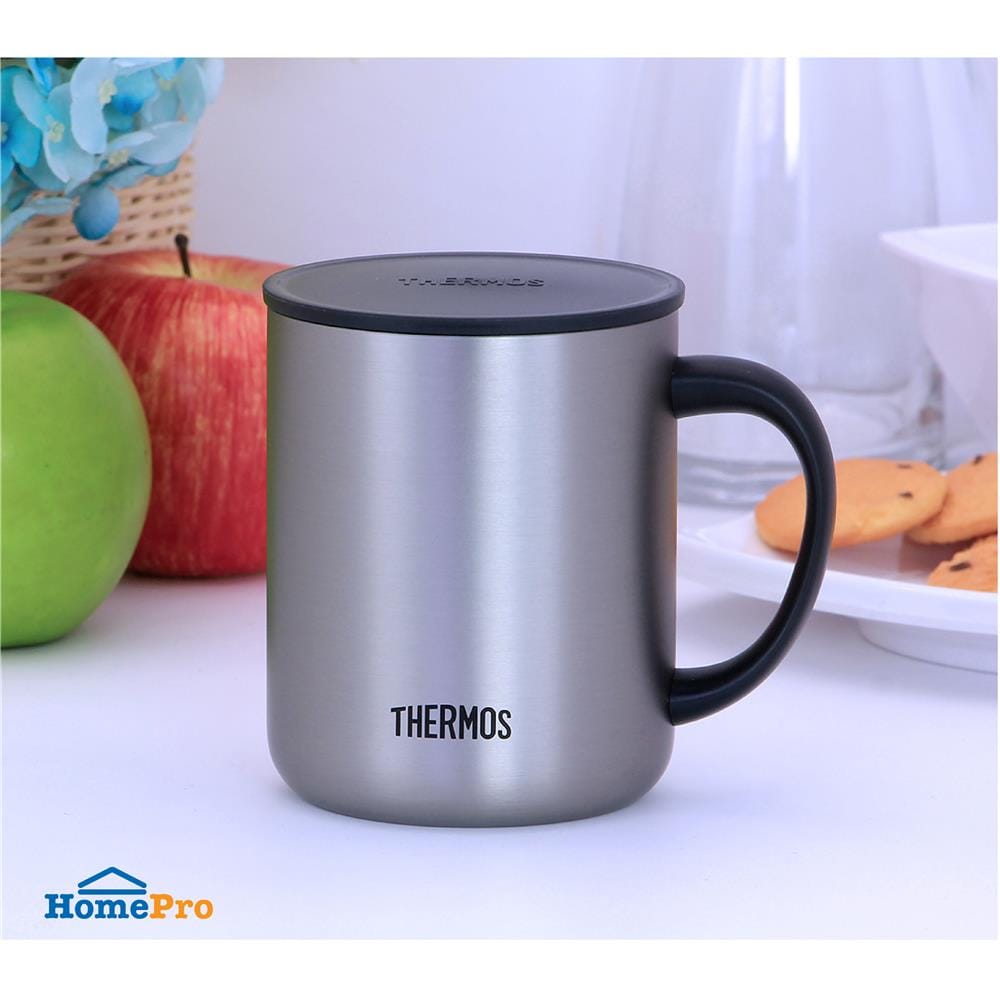 กระติกสุญญากาศ 0.45 ลิตร THERMOS TALL MATT สีเงิน