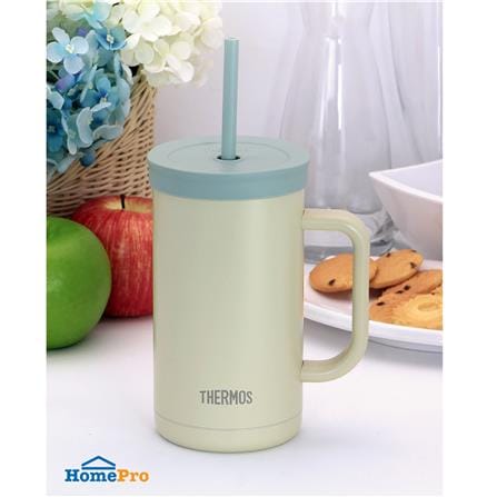 กระติกสุญญากาศ 0.72 ลิตร THERMOS TTONE สีเหลือง_7