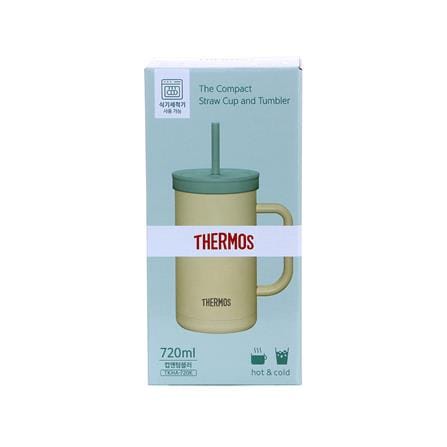 กระติกสุญญากาศ 0.72 ลิตร THERMOS TTONE สีเหลือง_6