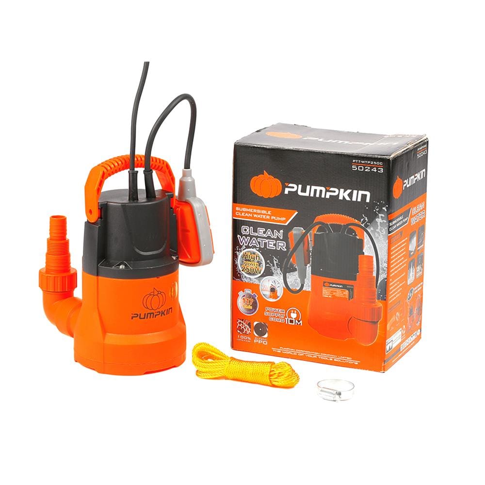 ปั๊มจุ่มน้ำสะอาด PUMPKIN WTP100CA 250 วัตต์