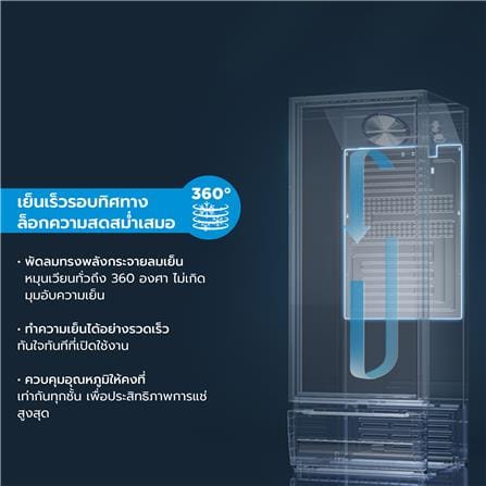ตู้แช่เครื่องดื่ม 1 ประตู MIDEA MDRZ445FZ 10.9 คิว สีขาว_10
