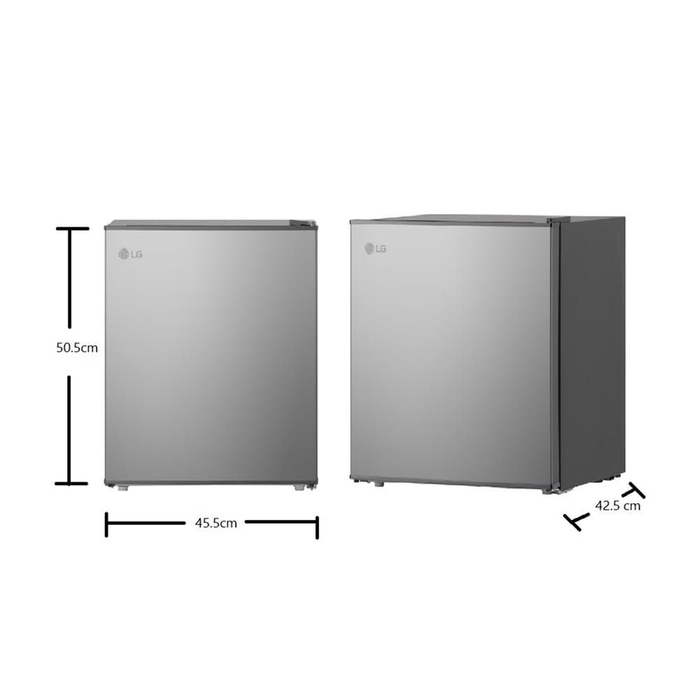 ตู้เย็น 1 ประตู LG GC-B041PQCF.ADVPLMT 1.6 คิว สีเงิน