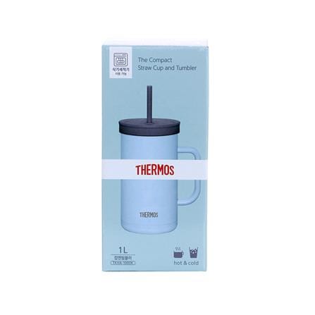 กระติกสุญญากาศ 1 ลิตร THERMOS TTONE สีฟ้า_7