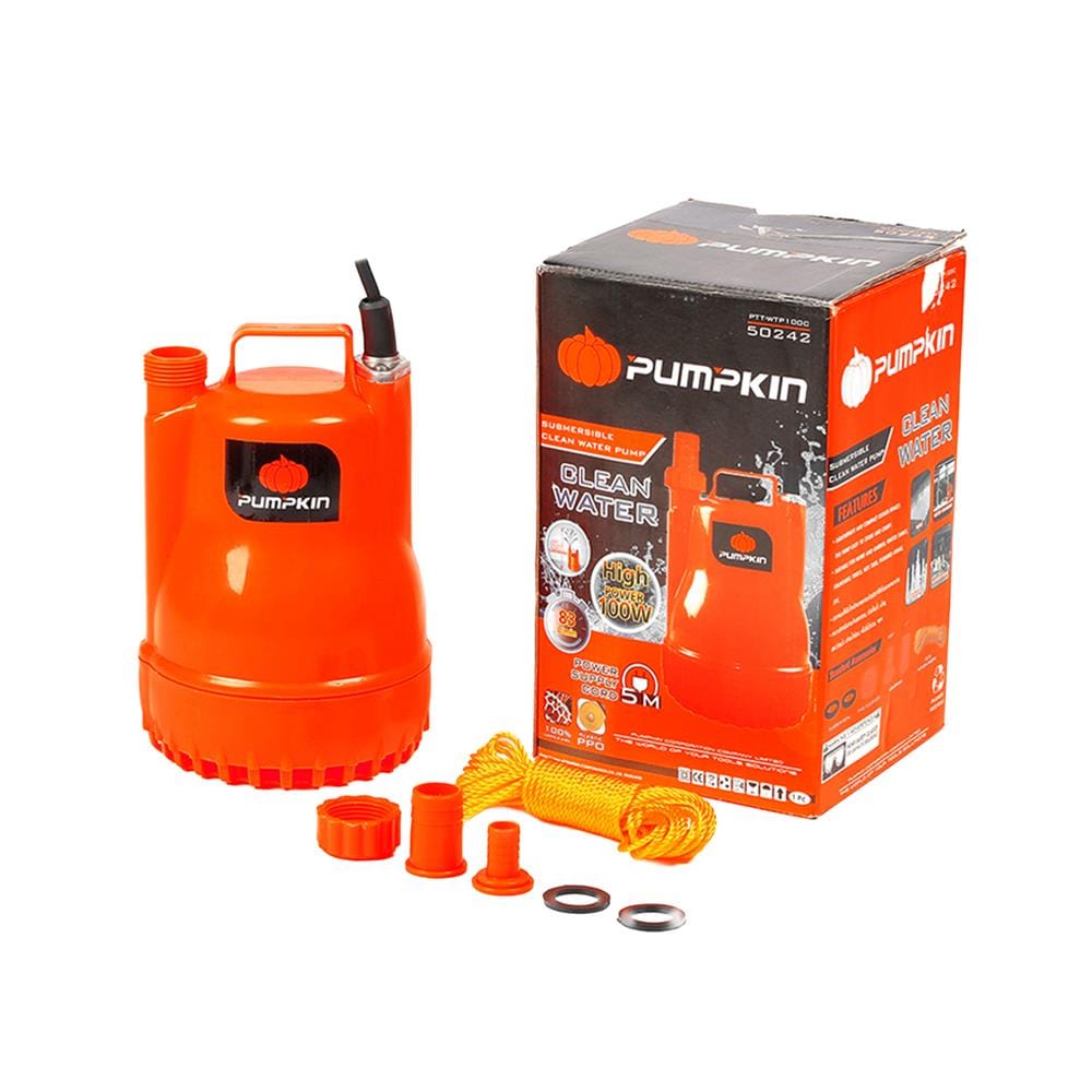 ปั๊มจุ่มน้ำสะอาด PUMPKIN WTP100CA 100 วัตต์