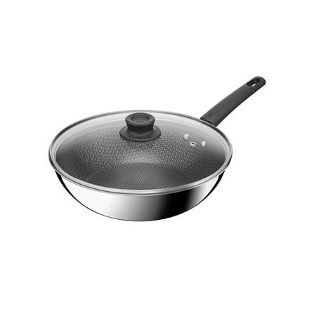 กระทะลึกพร้อมฝา 28 ซม. TEFAL POWER MESHING IH_0