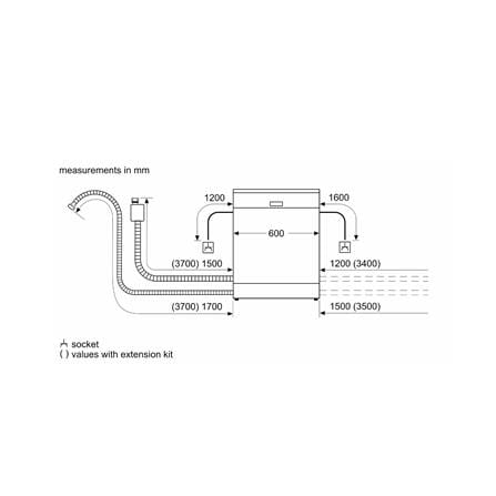 เครื่องล้างจานตั้งพื้น BOSCH SMS46NI01Q_11