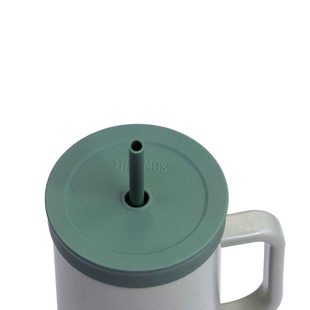กระติกสุญญากาศ 1 ลิตร THERMOS TTONE สีเทา/เขียว