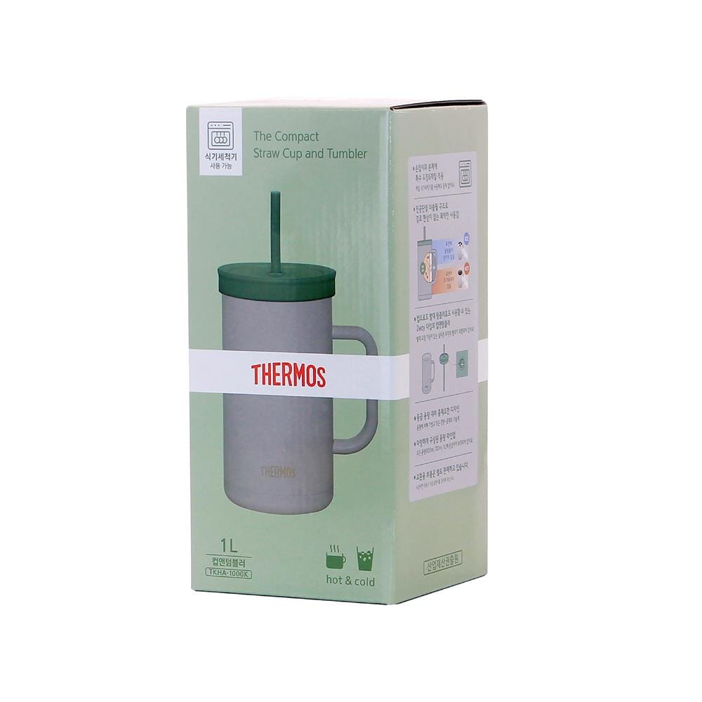 กระติกสุญญากาศ 1 ลิตร THERMOS TTONE สีเขียว