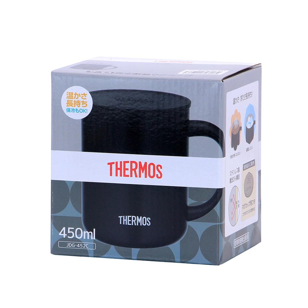 กระติกสุญญากาศ 0.45 ลิตร THERMOS CUP สีดำ