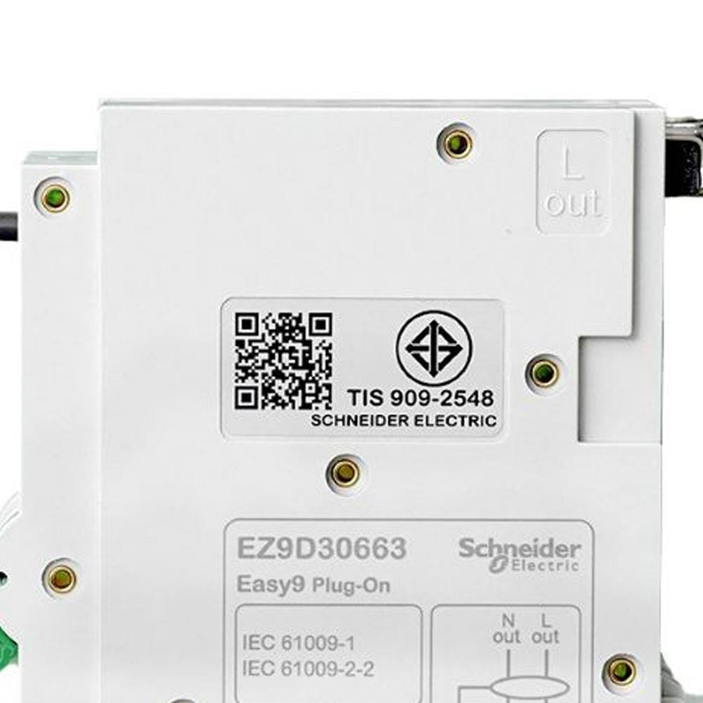 เมนเบรคเกอร์กันดูด 63 แอมป์ 1 เฟส SCHNEIDER EASY9