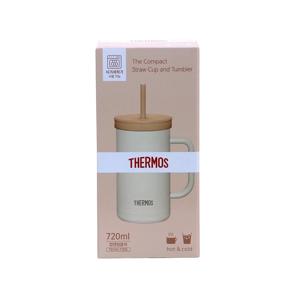 กระติกสุญญากาศ 0.72 ลิตร THERMOS TTONE สีครีม