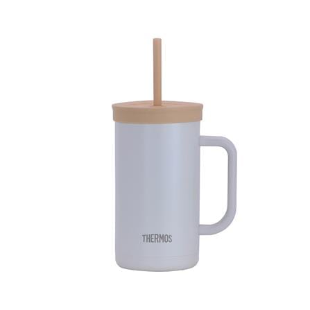 กระติกสุญญากาศ 0.72 ลิตร THERMOS TTONE สีครีม_0