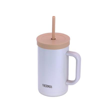 กระติกสุญญากาศ 0.72 ลิตร THERMOS TTONE สีครีม_1