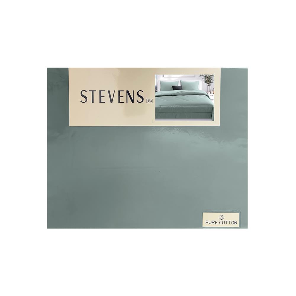 ชุดผ้าปูที่นอน 6 ฟุต (ชุด 5 ชิ้น) STEVENS PURE COTTON EK01GN