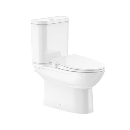 สุขภัณฑ์ 2 ชิ้น พร้อมฝารองนั่งกึ่งอัตโนมัติ AMERICAN STANDARD 2630MBNF-WT-0 3/4.2 ลิตร สีขาว_0
