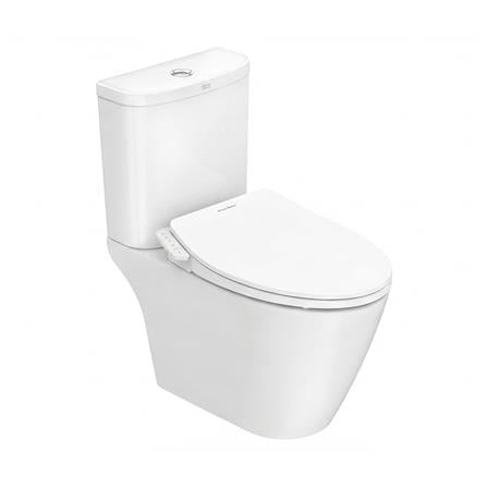 สุขภัณฑ์ 2 ชิ้น พร้อมฝารองนั่งกึ่งอัตโนมัติ AMERICAN STANDARD 2407MBN-WT-0 3/4.2 ลิตร สีขาว_0