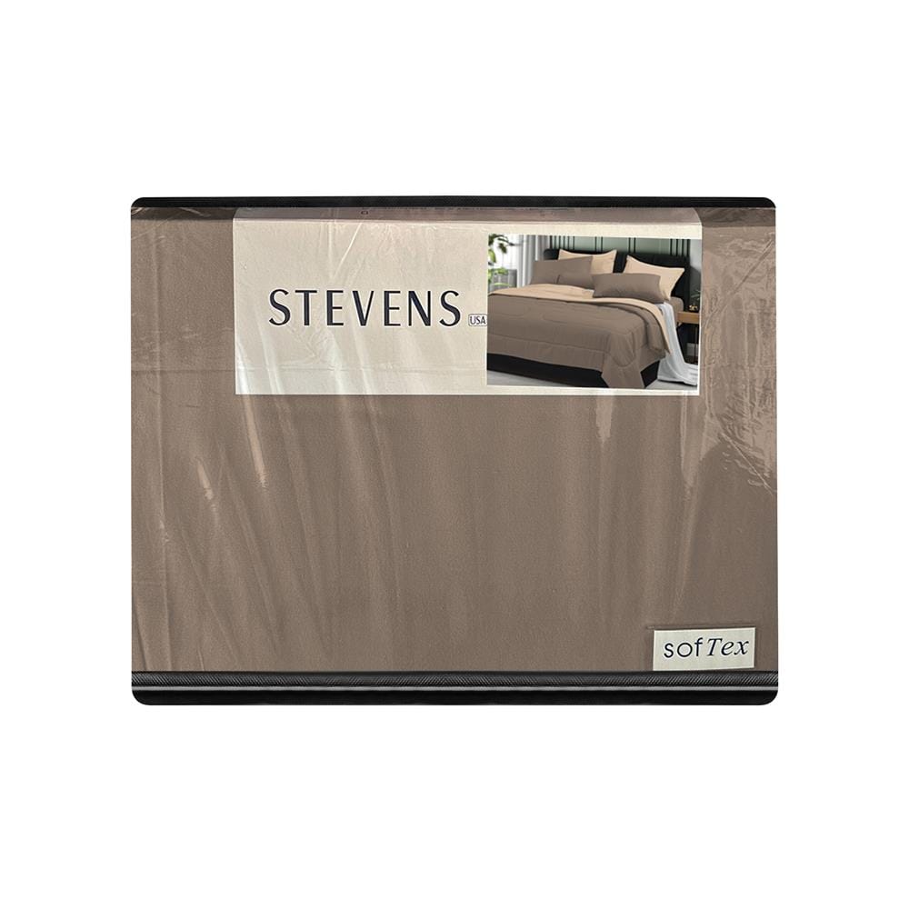ชุดผ้าปูที่นอน 3.5 ฟุต (ชุด 4 ชิ้น) STEVENS SOFTEX ON17BR
