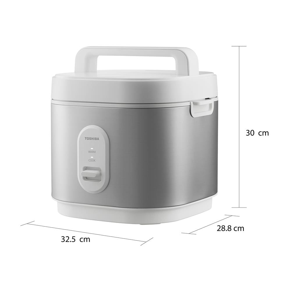 หม้อหุงข้าว MANUAL TOSHIBA RC-18JRVTH(W) 1.8 ลิตร สีเงิน