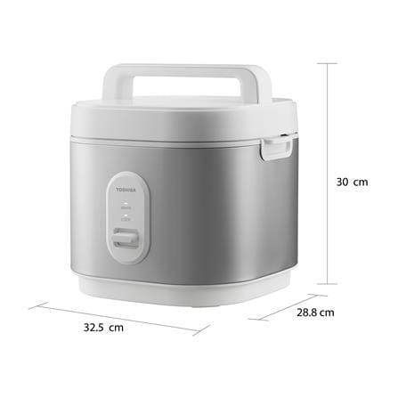 หม้อหุงข้าว MANUAL TOSHIBA RC-18JRVTH(W) 1.8 ลิตร สีเงิน_5