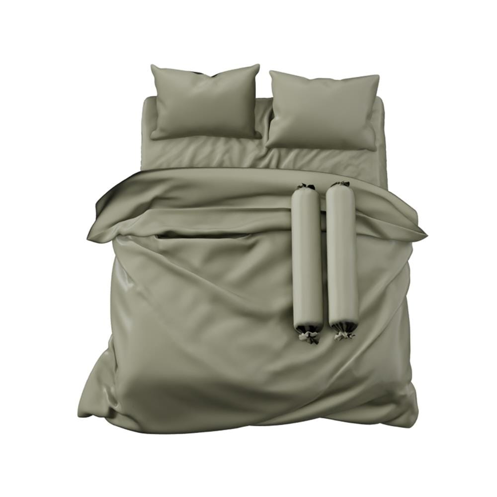 ชุดผ้าปูที่นอน 5 ฟุต (ชุด 6 ชิ้น) PREMIER SATIN ROYAL TOUCH SOLID SPC089