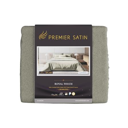 ชุดผ้าปูที่นอน 5 ฟุต (ชุด 6 ชิ้น) PREMIER SATIN ROYAL TOUCH SOLID SPC089_4
