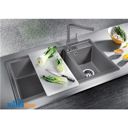 ซิงค์ฝัง 2 หลุม BLANCO 495.39.576 สีเทา_1