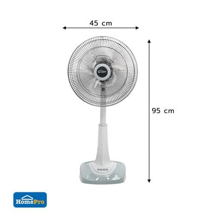 หรีดพัดลมสไลด์ 16 นิ้ว M-TECH CSF-5165 สีเทา_2
