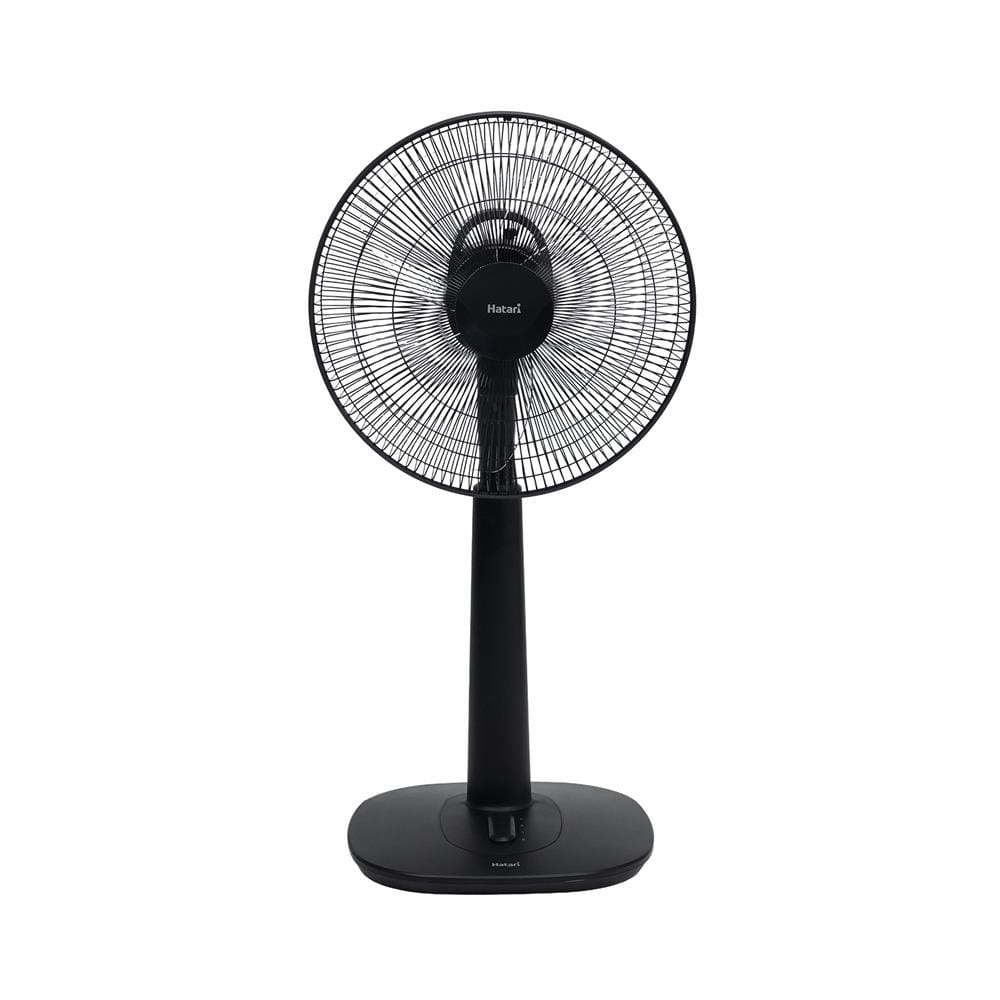 หรีดพัดลมสไลด์ 14 นิ้ว HATARI S14M1 สีดำ
