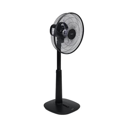 หรีดพัดลมสไลด์ 14 นิ้ว HATARI S14M1 สีดำ_2