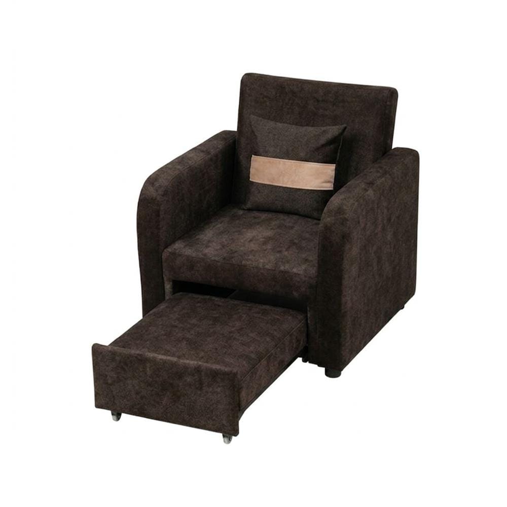 โซฟาเบด AS FURNITURE ELSA สีน้ำตาลเข้ม