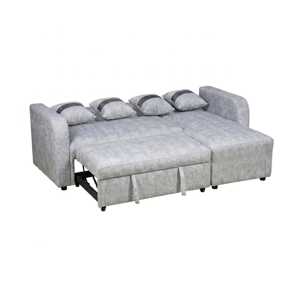 โซฟาเข้ามุมขวา AS FURNITURE HAZEL สีเทาอ่อน