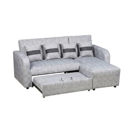 โซฟาเข้ามุมขวา AS FURNITURE HAZEL สีเทาอ่อน_2