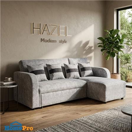 โซฟาเข้ามุมขวา AS FURNITURE HAZEL สีเทาอ่อน_5