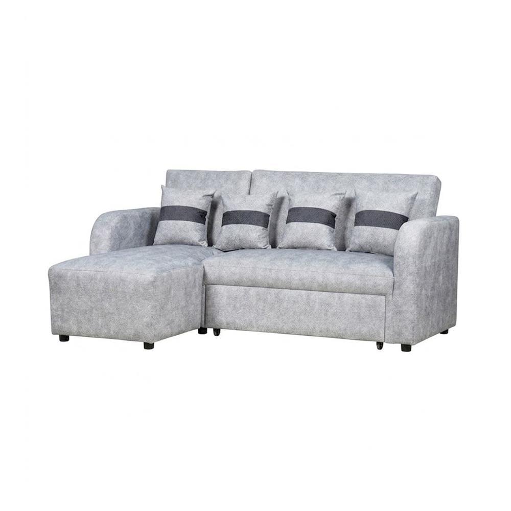 โซฟาเข้ามุมซ้าย AS FURNITURE HAZEL สีเทาอ่อน