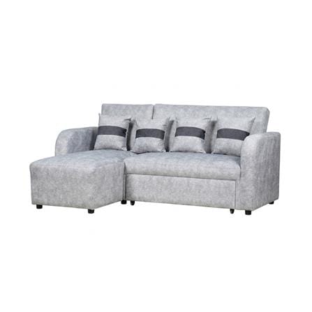 โซฟาเข้ามุมซ้าย AS FURNITURE HAZEL สีเทาอ่อน_0