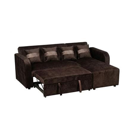 โซฟาเข้ามุมขวา AS FURNITURE HAZEL สีน้ำตาลเข้ม_3
