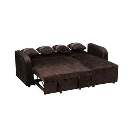 โซฟาเข้ามุมขวา AS FURNITURE HAZEL สีน้ำตาลเข้ม_4