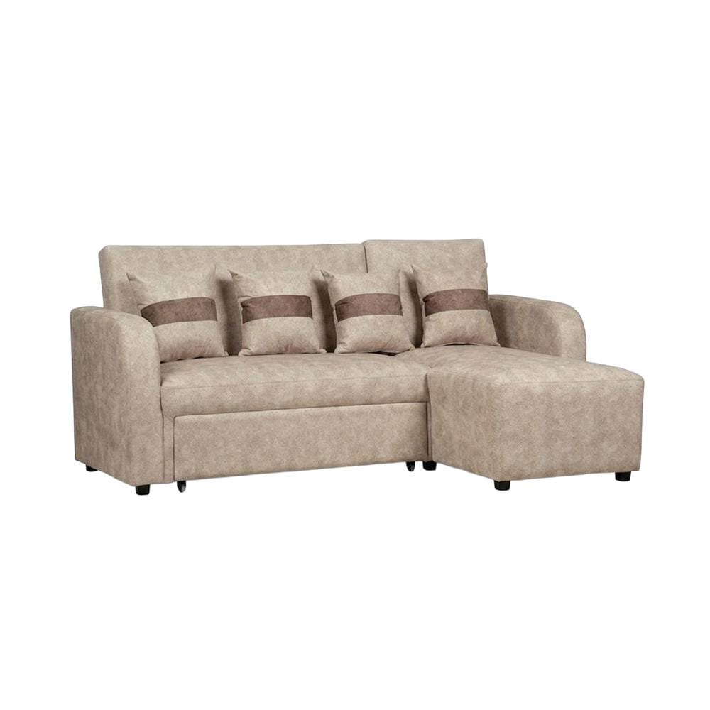 โซฟาเข้ามุมขวา AS FURNITURE HAZEL สีครีม