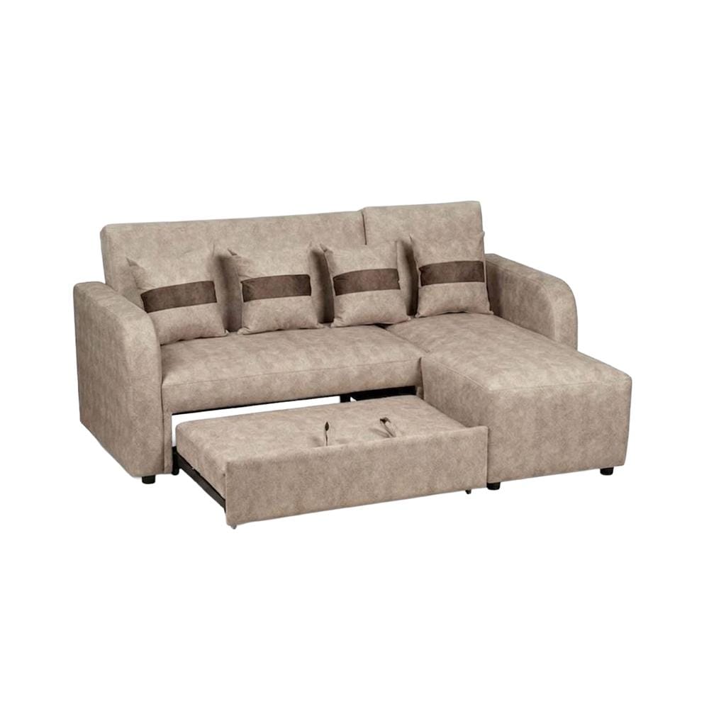 โซฟาเข้ามุมขวา AS FURNITURE HAZEL สีครีม