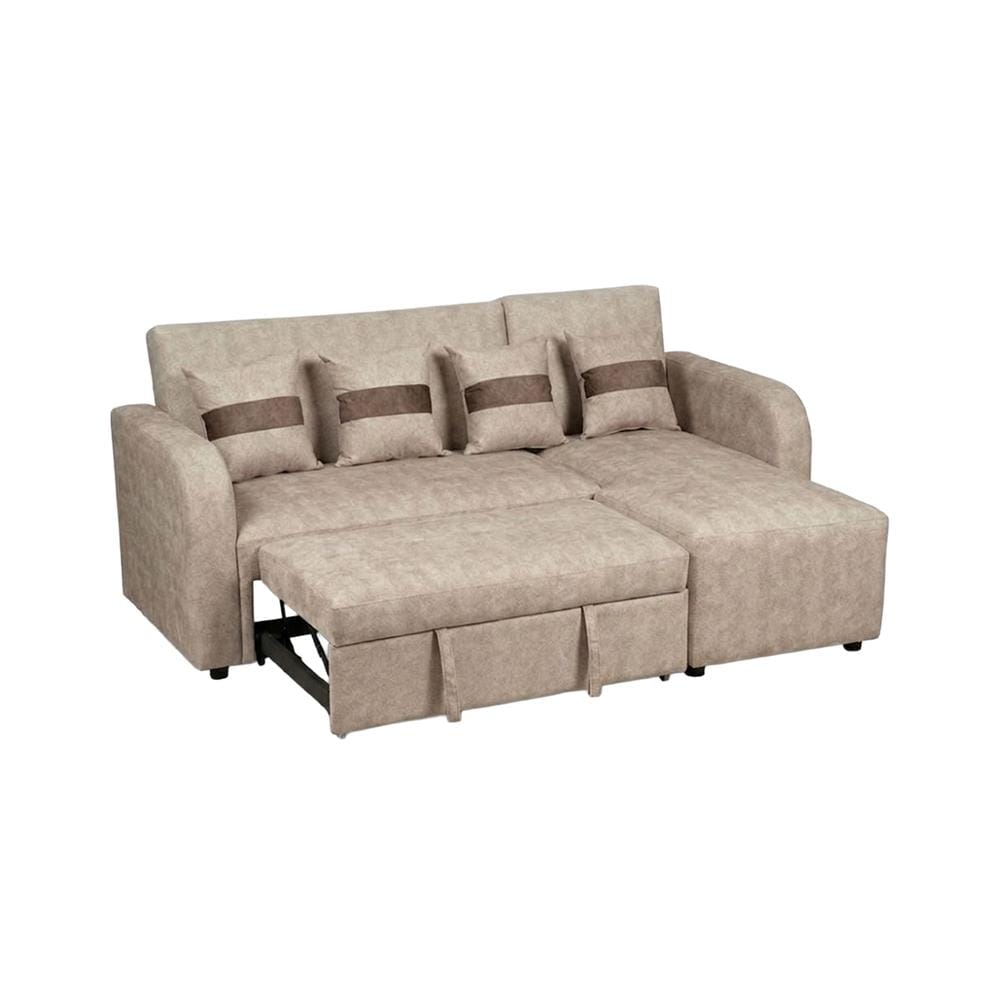 โซฟาเข้ามุมขวา AS FURNITURE HAZEL สีครีม