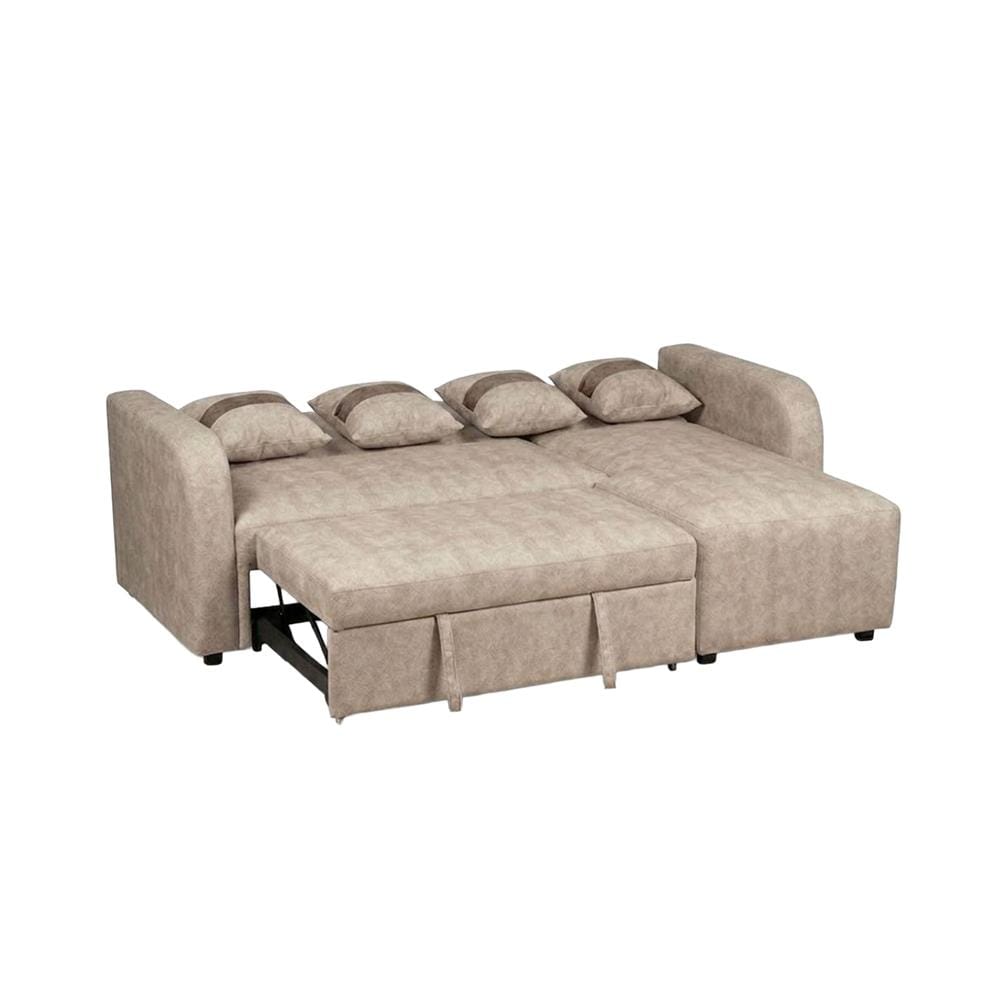 โซฟาเข้ามุมขวา AS FURNITURE HAZEL สีครีม