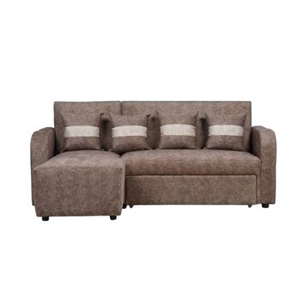 โซฟาเข้ามุมซ้าย AS FURNITURE HAZEL สีน้ำตาล_1