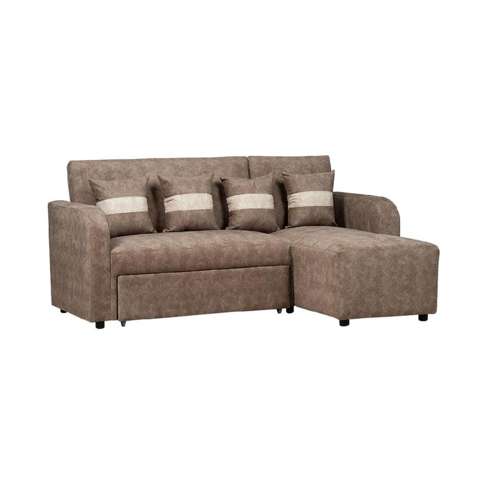 โซฟาเข้ามุมขวา AS FURNITURE HAZEL สีน้ำตาล