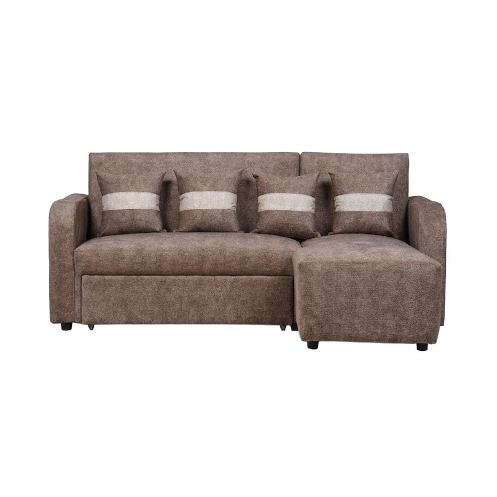 โซฟาเข้ามุมขวา AS FURNITURE HAZEL สีน้ำตาล