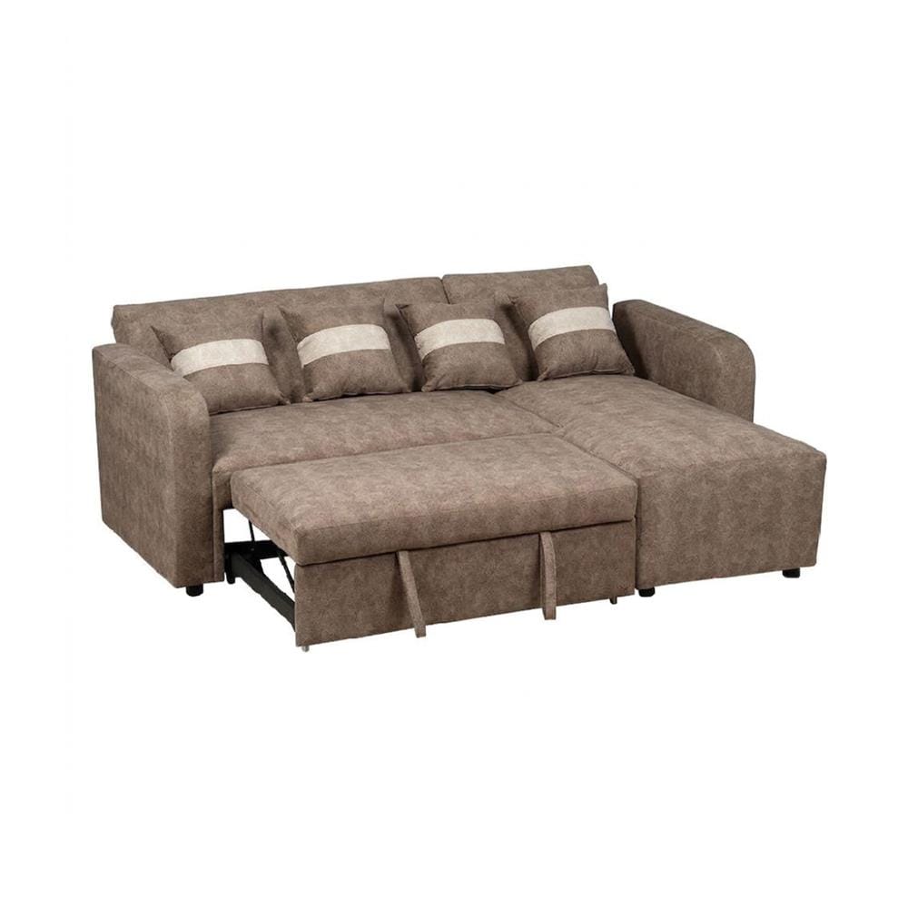 โซฟาเข้ามุมขวา AS FURNITURE HAZEL สีน้ำตาล