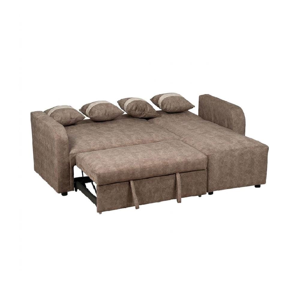 โซฟาเข้ามุมขวา AS FURNITURE HAZEL สีน้ำตาล