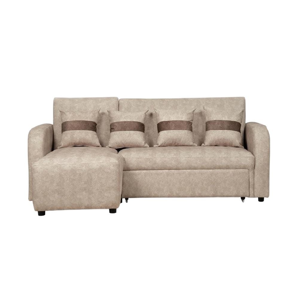 โซฟาเข้ามุมซ้าย AS FURNITURE HAZEL สีครีม