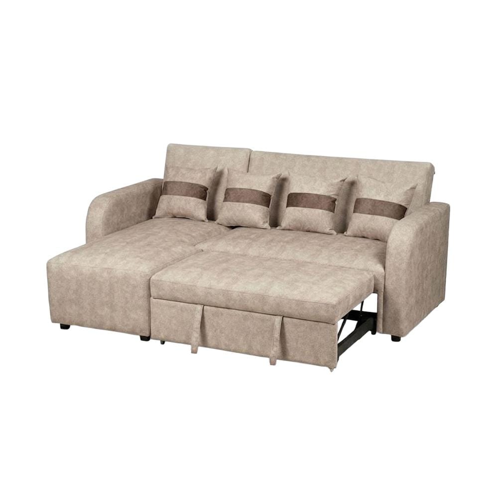 โซฟาเข้ามุมซ้าย AS FURNITURE HAZEL สีครีม